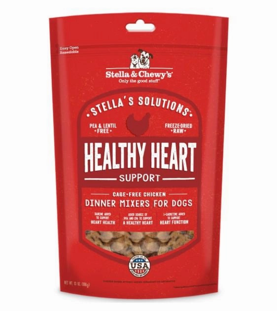 Stella & Chewy's Stella's Solutions (Healthy Heart Support) Chicken Freeze-Dried Raw Dog Food freeze-dried dog food,lightweight pet food