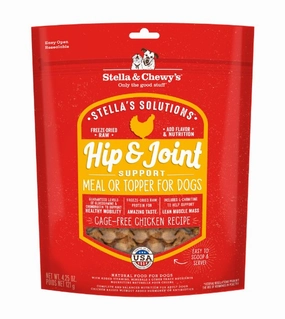 Stella & Chewy's Stella's Solutions (Hip & Joint Boost) Cage-Free Chicken Freeze-Dried Raw Dog Food dog skin care,coat supplements