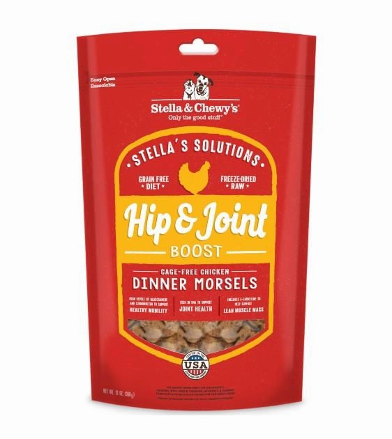 Stella & Chewy's Stella's Solutions (Hip & Joint Boost) Cage-Free Chicken Freeze-Dried Raw Dog Food