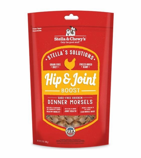 Stella & Chewy's Stella's Solutions (Hip & Joint Boost) Cage-Free Chicken Freeze-Dried Raw Dog Food
