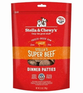 Stella & Chewys Freeze Dried Dinner Patties Dog Food (Beef) dog skin care,coat supplements