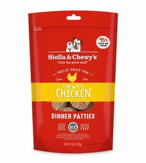 Stella & Chewys Freeze Dried Dinner Patties Dog Food (Chicken) dog skin care,coat supplements