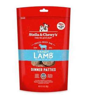 Stella & Chewys Freeze Dried Dinner Patties Dog Food (Lamb)