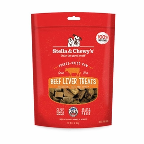 Stella & Chewys Freeze Dried Single Ingredient Beef Liver Dog Treats dog skin care,coat supplements