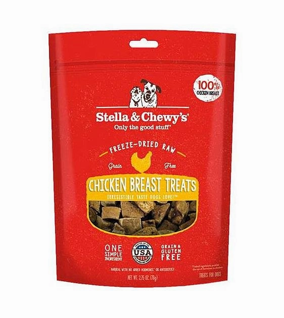 Stella & Chewys Freeze Dried Single Ingredient Chicken Breast Dog Treats