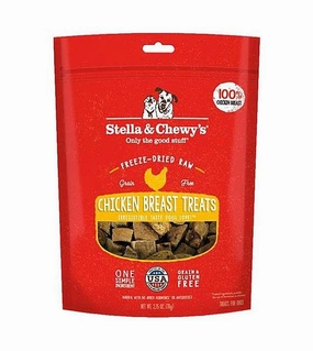 Stella & Chewys Freeze Dried Single Ingredient Chicken Breast Dog Treats