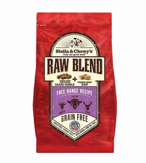 Stella & Chewys Grain Free Raw Blend Kibbles (Free Range Recipe) Dry Dog Food dog skin care,coat supplements