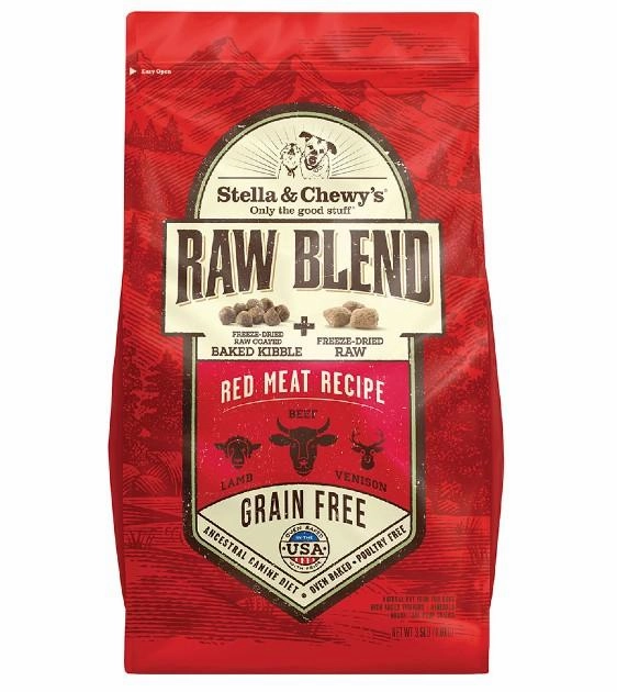 Stella & Chewys Grain Free Raw Blend Kibbles (Red Meat) Dry Dog Food dog skin care,coat supplements