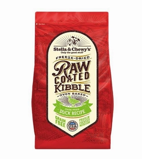 Stella & Chewys Grain Free Raw Coated Kibbles (Duck) Dry Dog Food dog skin care,coat supplements