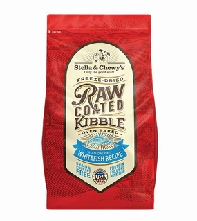Stella & Chewys Grain Free Raw Coated Kibbles (Whitefish) Dry Dog Food dog skin care,coat supplements