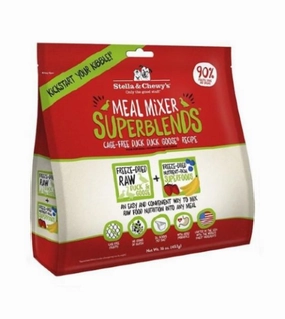 Stella & Chewys SuperBlends Meal Mixers - Cage-Free Duck Duck Goose Recipe Dog Food Mixer dog multipurpose item,all-in-one pet tool