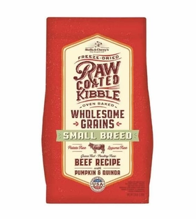 Stella & Chewys Wholesome Grains Raw Coated Kibbles (Small Breed Beef) Dry Dog Food dog skin care,coat supplements