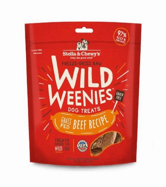 Stella & Chewys Wild Weenies (Beef) Freeze Dried Dog Treats dog skin care,coat supplements