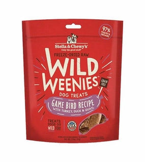 Stella & Chewys Wild Weenies (Game Bird) Freeze Dried Dog Treats dog skin care,coat supplements