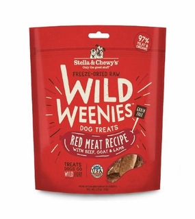 Stella & Chewys Wild Weenies (Red Meat) Freeze Dried Dog Treats dog skin care,coat supplements