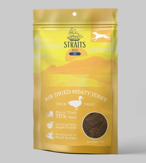 Straits Pets Air Dried Meaty Jerky Dog Treats (Duck) air-dried dog food,dehydrated dog food