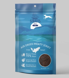 Straits Pets Air Dried Meaty Jerky Dog Treats (Fish) air-dried dog food,dehydrated dog food