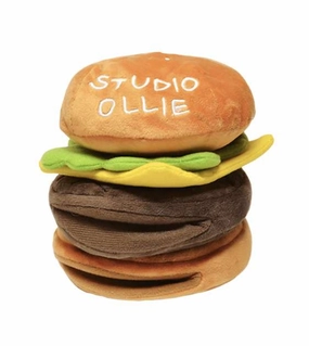 Studio Ollie Nosework Dog Toy (Burger) pet souvenir,gift item
