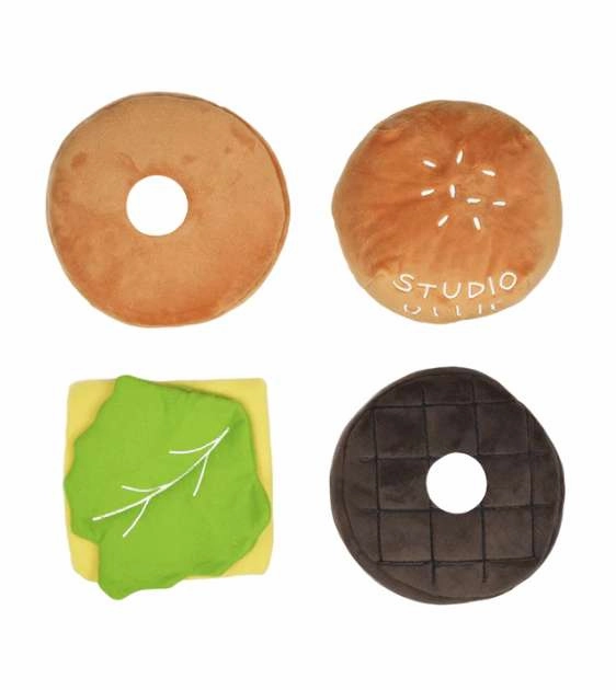 Studio Ollie Nosework Dog Toy (Burger)