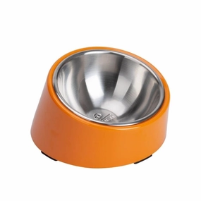 Super Design 15 Slanted Bowl - Orange dog supplements,home vitamins