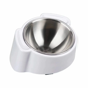 Super Design CheerPaws 15 Slope Bowl - Grey dog supplements,home vitamins