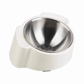 Super Design CheerPaws 15 Slope Bowl - White dog supplements,home vitamins