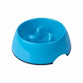 Super Design Slow Feed Bowl - Blue dog supplements,home vitamins