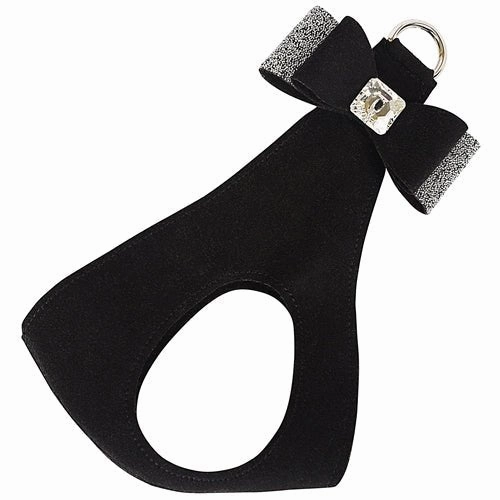 Susan Lanci Crystal Stellar Big Bow Step in Harness in Black