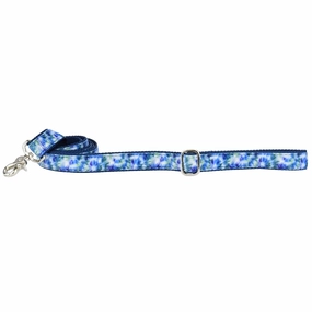 Swiss Velvet Dog Leash Navy Tie-Dye dog mobility,outdoor pet aid