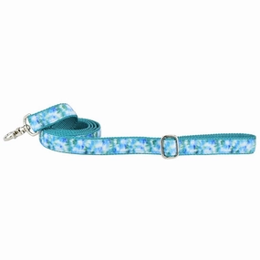 Swiss Velvet Dog Leash Teal Tie-Dye dog mobility,outdoor pet aid