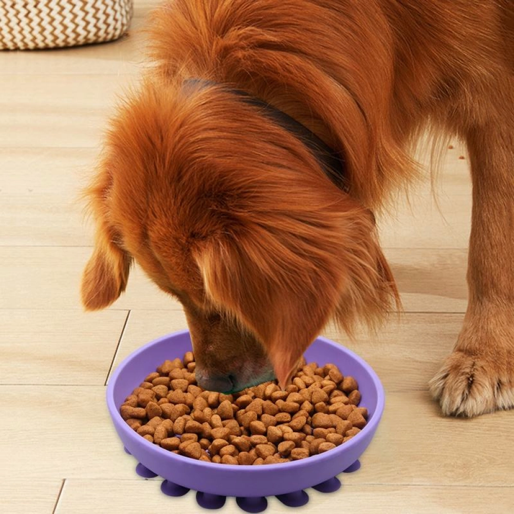 Talking Dog Club Lickables Licking Bowls for Dogs and Cats (Purple)