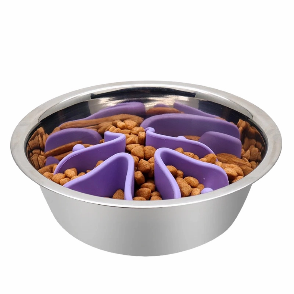 Talking Dog Club Slow Feeder Bowl Attachment for Dogs and Cats (Black)