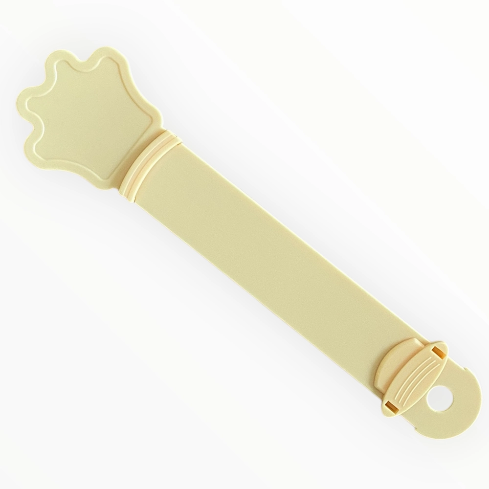 Talking Dog Club Wet Treat Dispenser Feeding Spoon for Dogs and Cats (Pale Yellow)