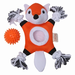Territory 2-In-1 Dog Toy - Fox 10" fetch toy,dog ball