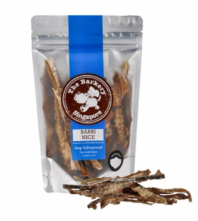 The Barkery Barri Nice Dehydrated Barramundi Fillet Dog Treats air-dried dog food,dehydrated dog food