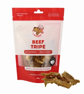 The Barkery Dehydrated Beef Tripe Dog Treats air-dried dog food,dehydrated dog food