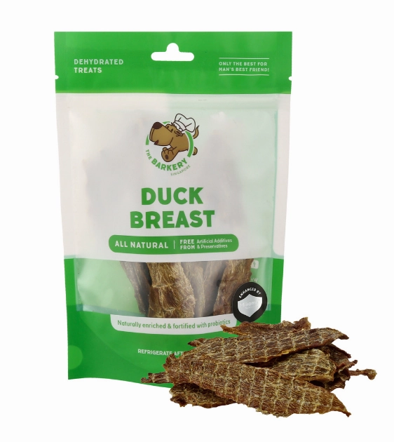 The Barkery Dehydrated Duck Breast Dog Treats dog chews,dog bones