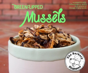 The Barkery Dehydrated Green Lipped Mussels Dog Treats air-dried dog food,dehydrated dog food