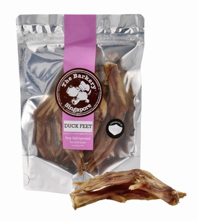 The Barkery Dehydrated Probiotic Duck Feet Dog Treats air-dried dog food,dehydrated dog food