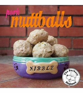 The Barkery Pork Muttballs Meal Toppers Frozen Dog Food dog multipurpose item,all-in-one pet tool