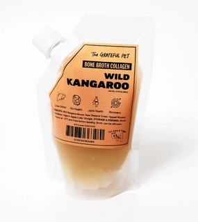 The Grateful Pet Bone Broth Collagen for Dogs & Cats (Kangaroo) raw dog food,fresh pet meals