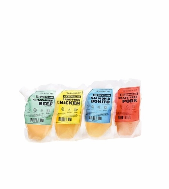 The Grateful Pet Bone Broth Collagen for Dogs & Cats (Salmon & Bonito)