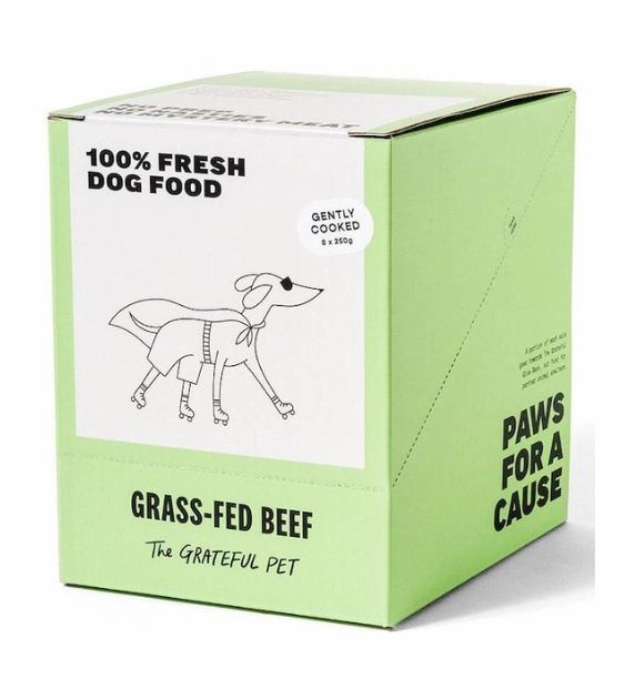 The Grateful Pet Cooked Dog Food (Grass-Fed Beef) raw dog food,fresh pet meals
