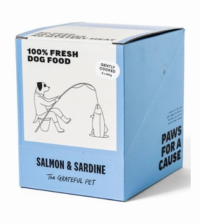 The Grateful Pet Cooked Dog Food (Salmon & Sardine) raw dog food,fresh pet meals