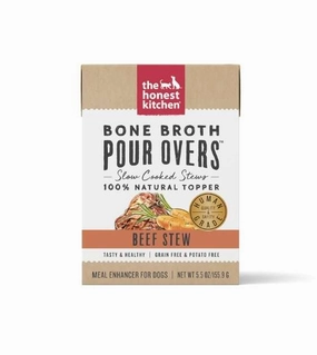 The Honest Kitchen Bone Broth Pour Overs (Beef Stew) Wet Dog Food dog gifts,pet keepsakes