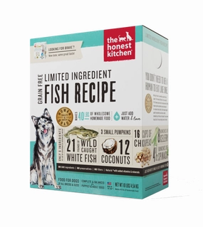 The Honest Kitchen Brave Dehydrated Dog Food (Grain Free Limited Ingredient Fish Recipe) air-dried dog food,dehydrated dog food