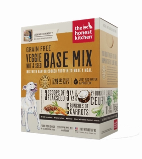 The Honest Kitchen Dehydrated Dog Food (Grain Free Veggie, Nut & Seed Base Mix) air-dried dog food,dehydrated dog food