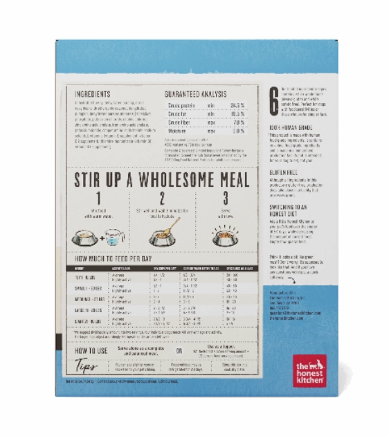 The Honest Kitchen Marvel Dehydrated Dog Food (Grain Free Limited Ingredient Turkey Recipe)