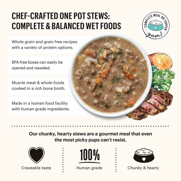 The Honest Kitchen One Pot Stew (Braised Beef & Lamb Stew) Wet Dog Food