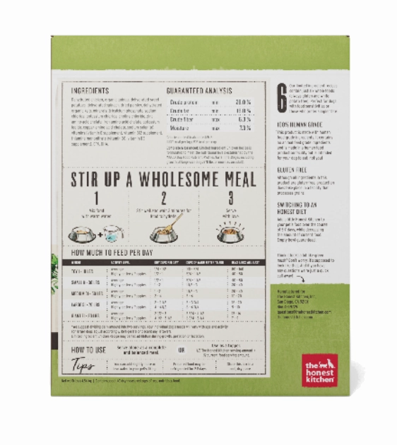 The Honest Kitchen Thrive Dehydrated Dog Food (Limited Ingredient Chicken Recipe)